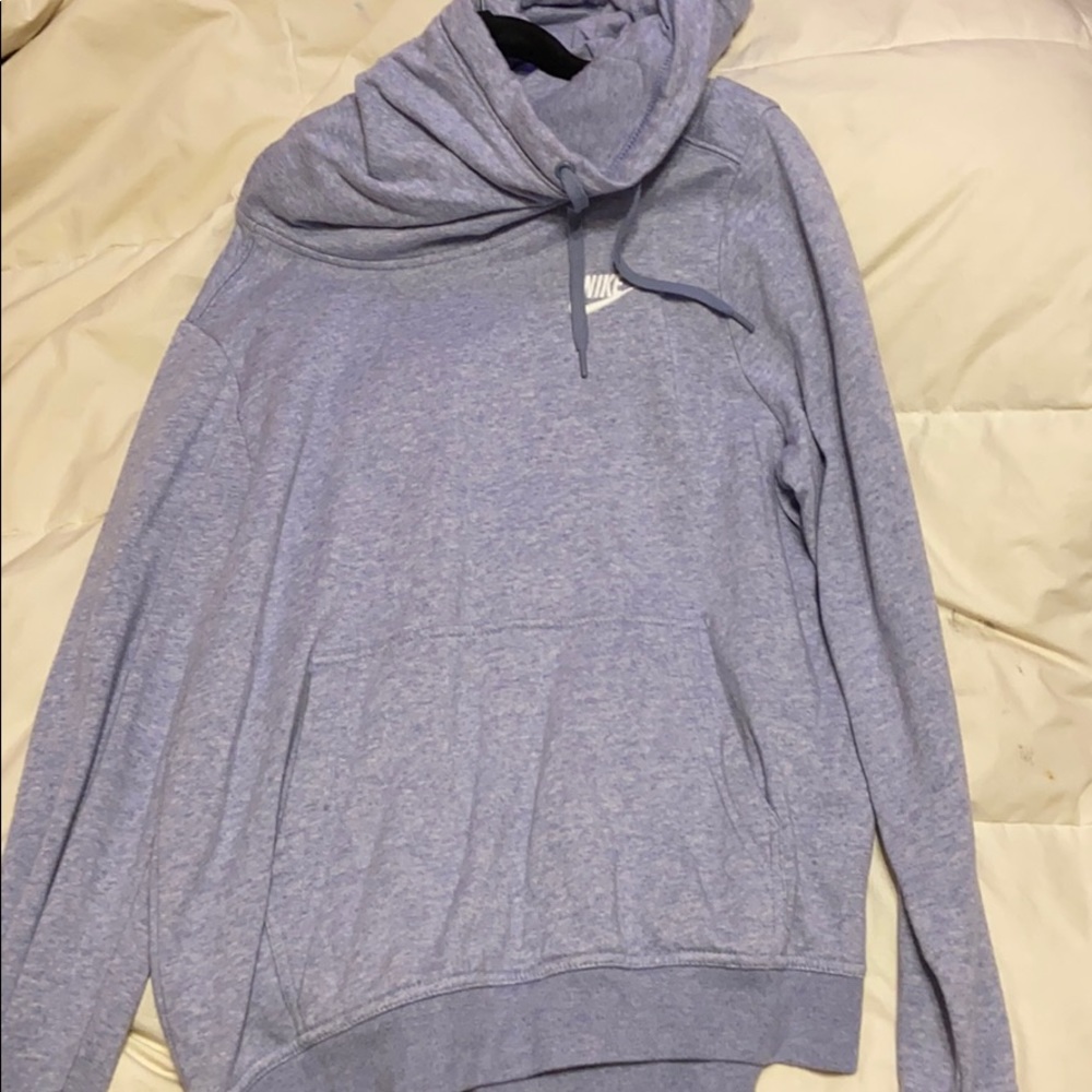 Blue-grey nike cow neck